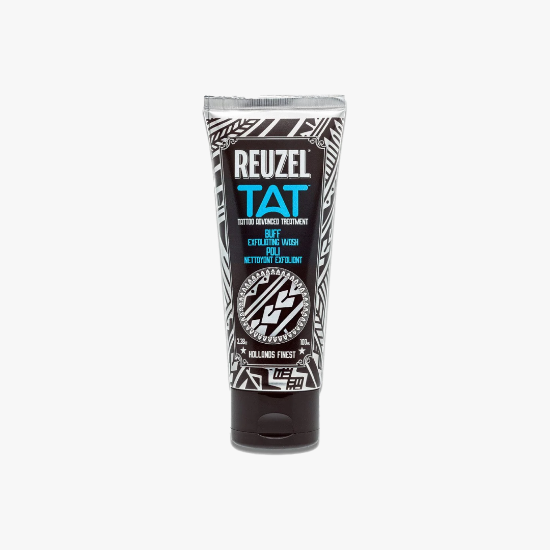 REUZEL TATTOO BUFF EXFOLIATING WASH 100ML (3.38floz)