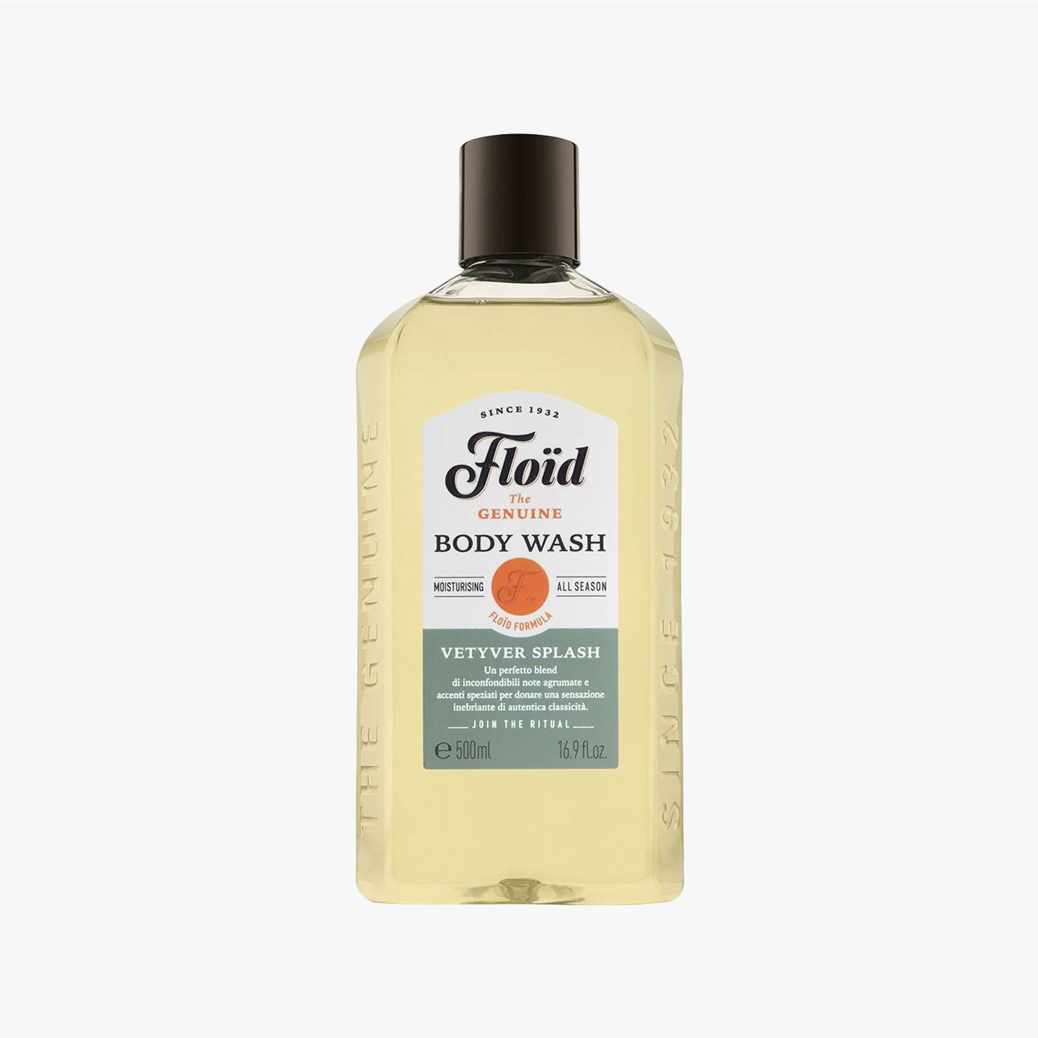FLOID BODY WASH VETYVER SPLASH 500ML (16.9floz)