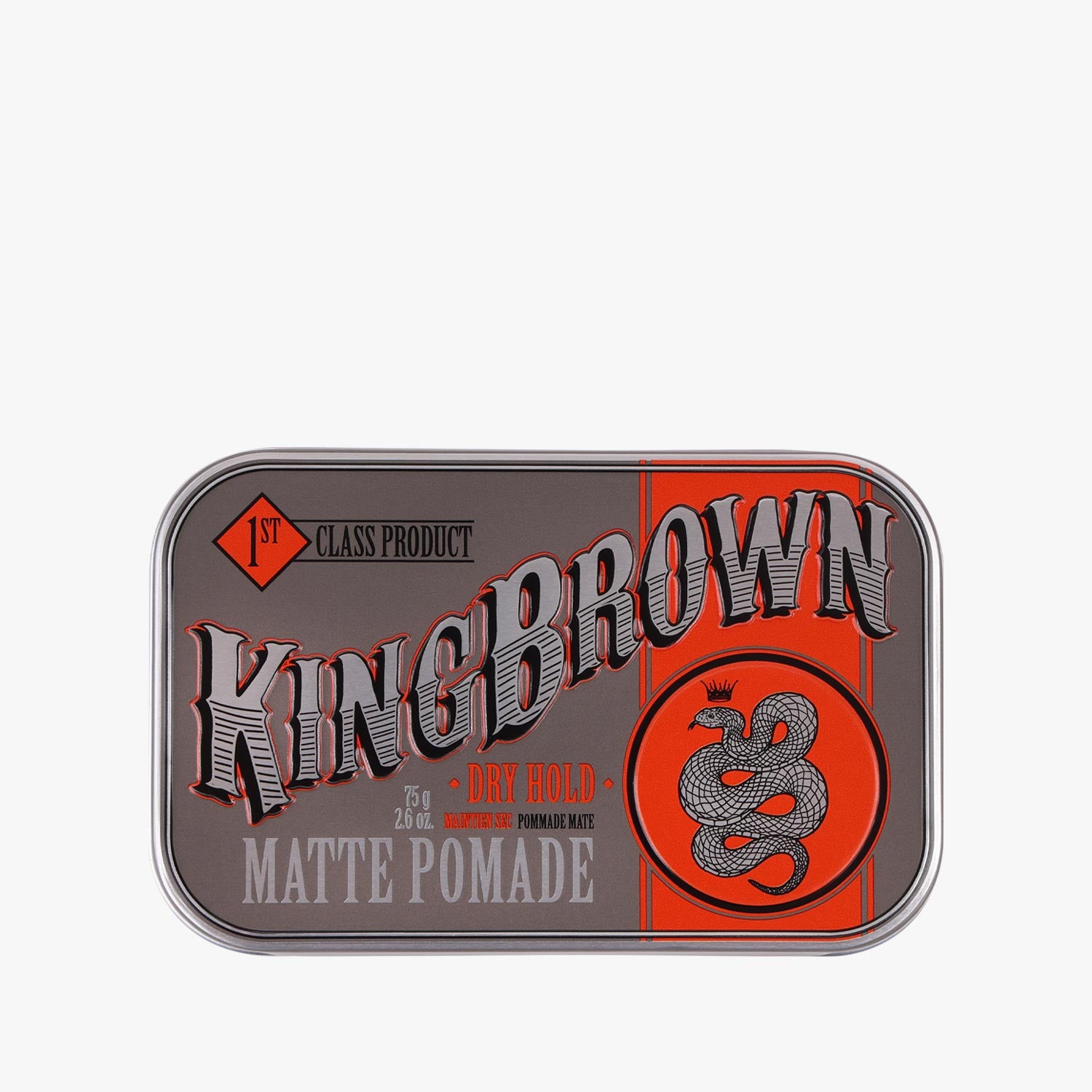 KING BROWN MATTE POMADE 75G (2.6oz)