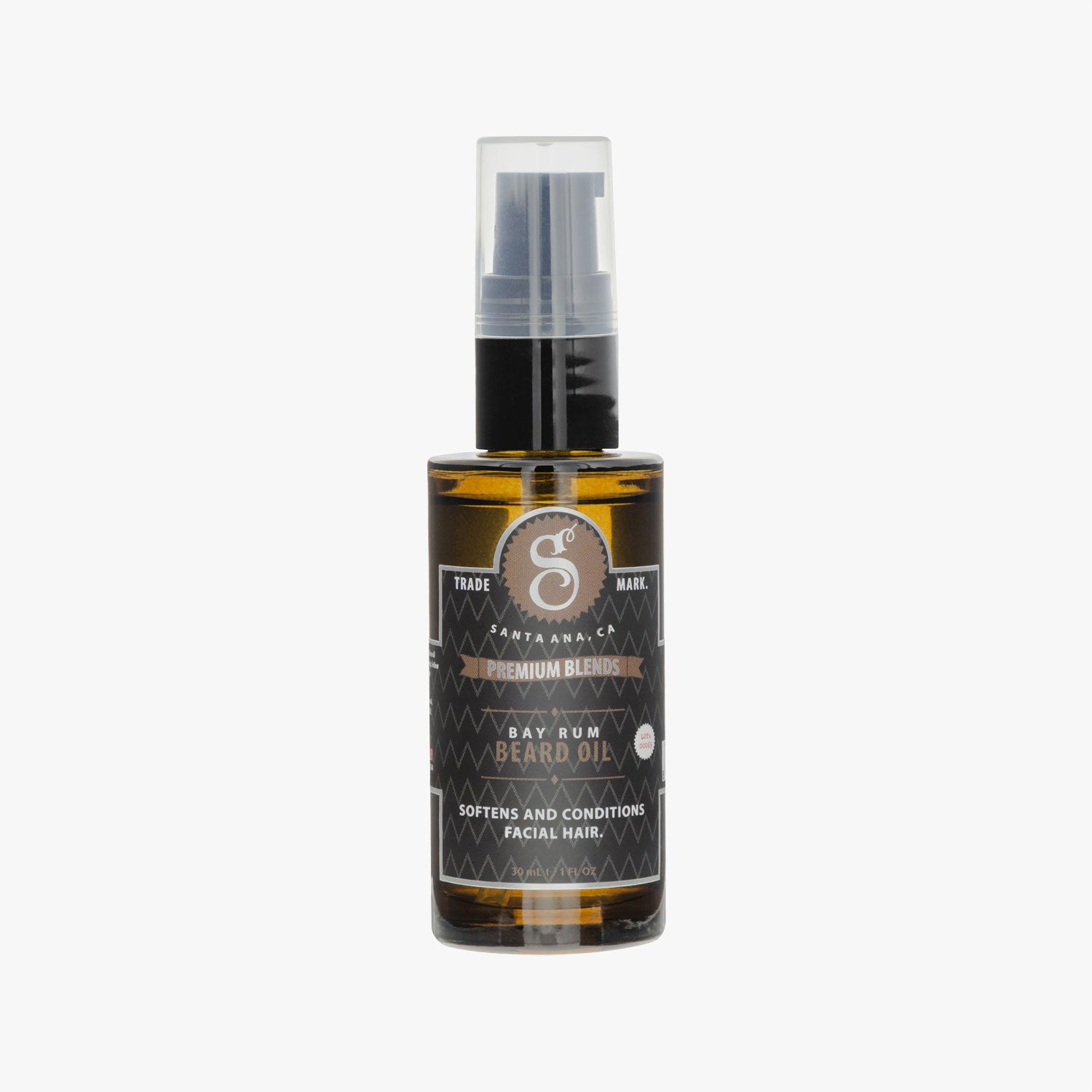 SUAVECITO PREMIUM BLENDS BAY RUM BEARD OIL 30ML (1oz)