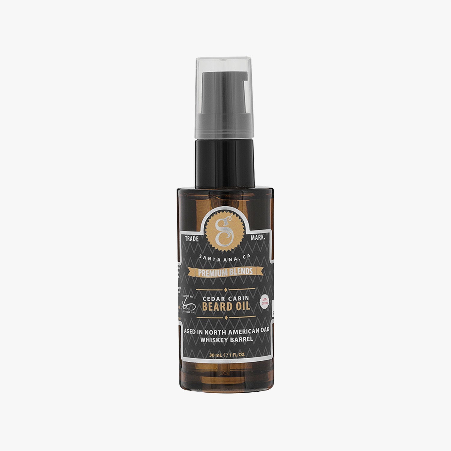 SUAVECITO PREMIUM BLENDS CEDAR CABIN BEARD OIL 30ML (1oz)
