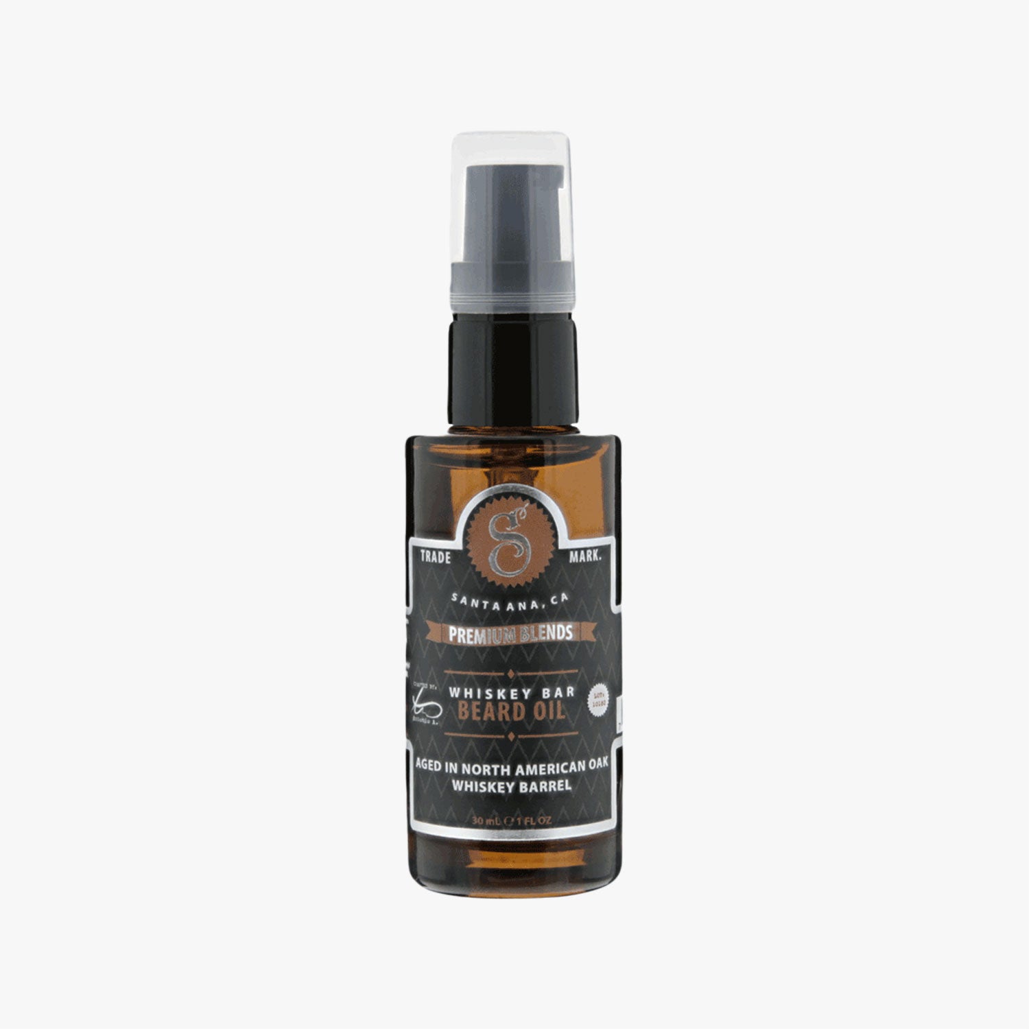 SUAVECITO PREMIUM BLENDS WHISKEY BAR BEARD OIL 30ML (1oz)