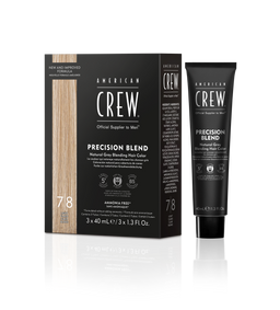 AMERICAN CREW PREC BLEND LIGHT BLOND 7-8 3x40ML