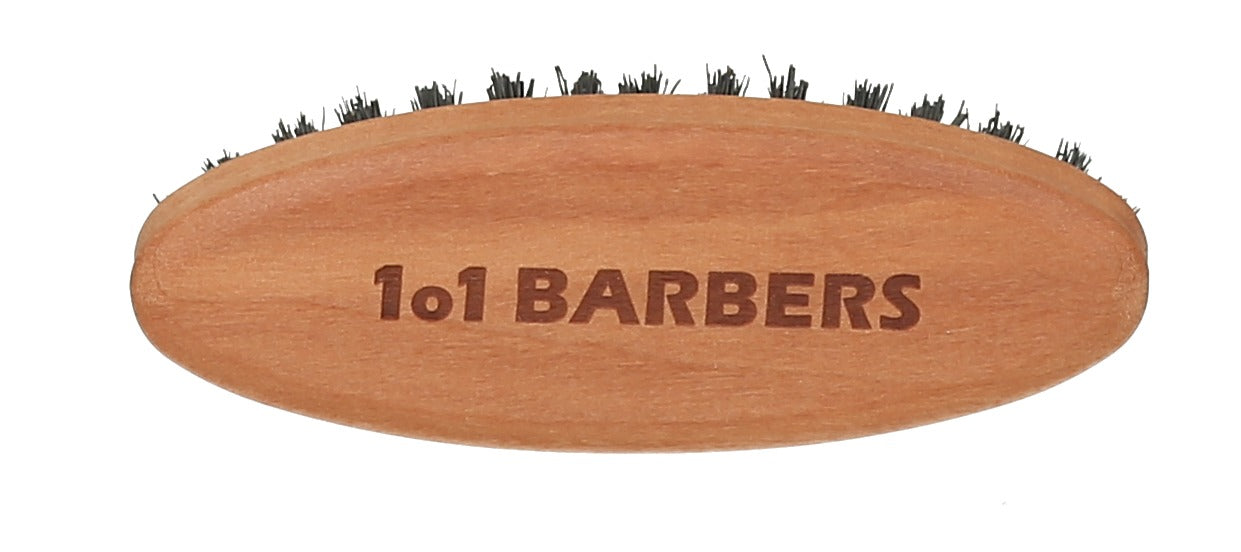 1o1BARBERS BARTBÜRSTE KLEIN ELLIPSE 83x28MM CUSTOM