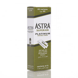 ASTRA PLATINUM GREEN DOUBLE EDGE BLADE DE 20x5PCS