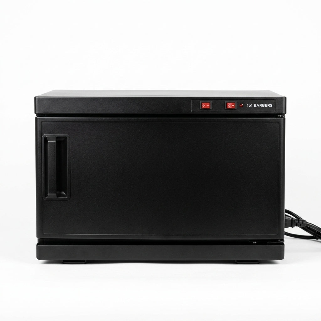 1o1BARBERS HOT TOWEL WARMER UV 10L - BLACK