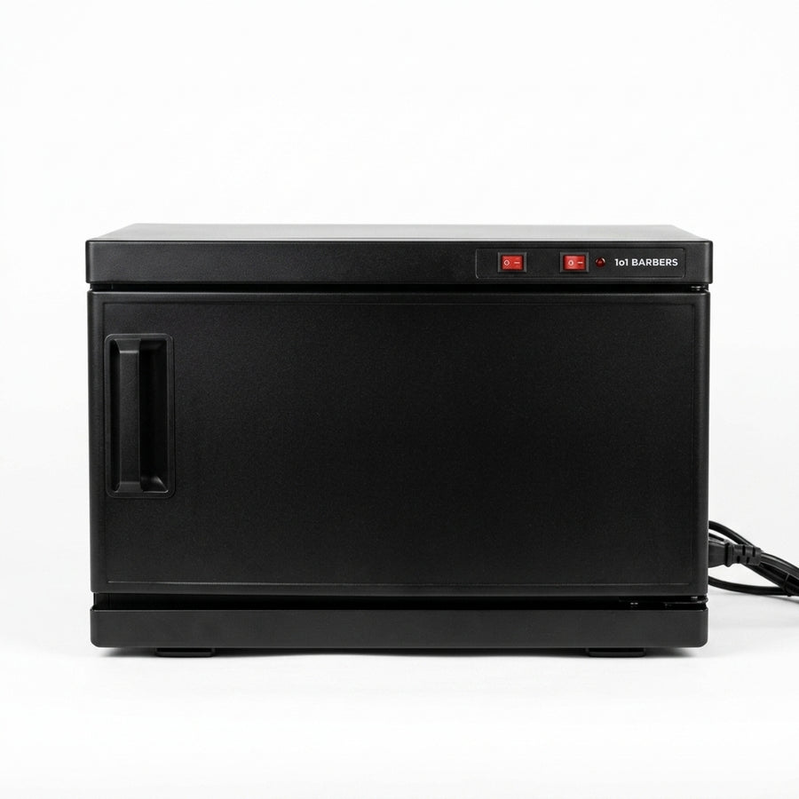 1o1BARBERS HOT TOWEL WARMER UV 10L - BLACK