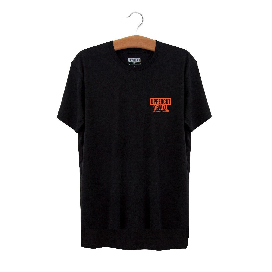 UPPERCUT T-SHIRT - HEADLINER BLACK