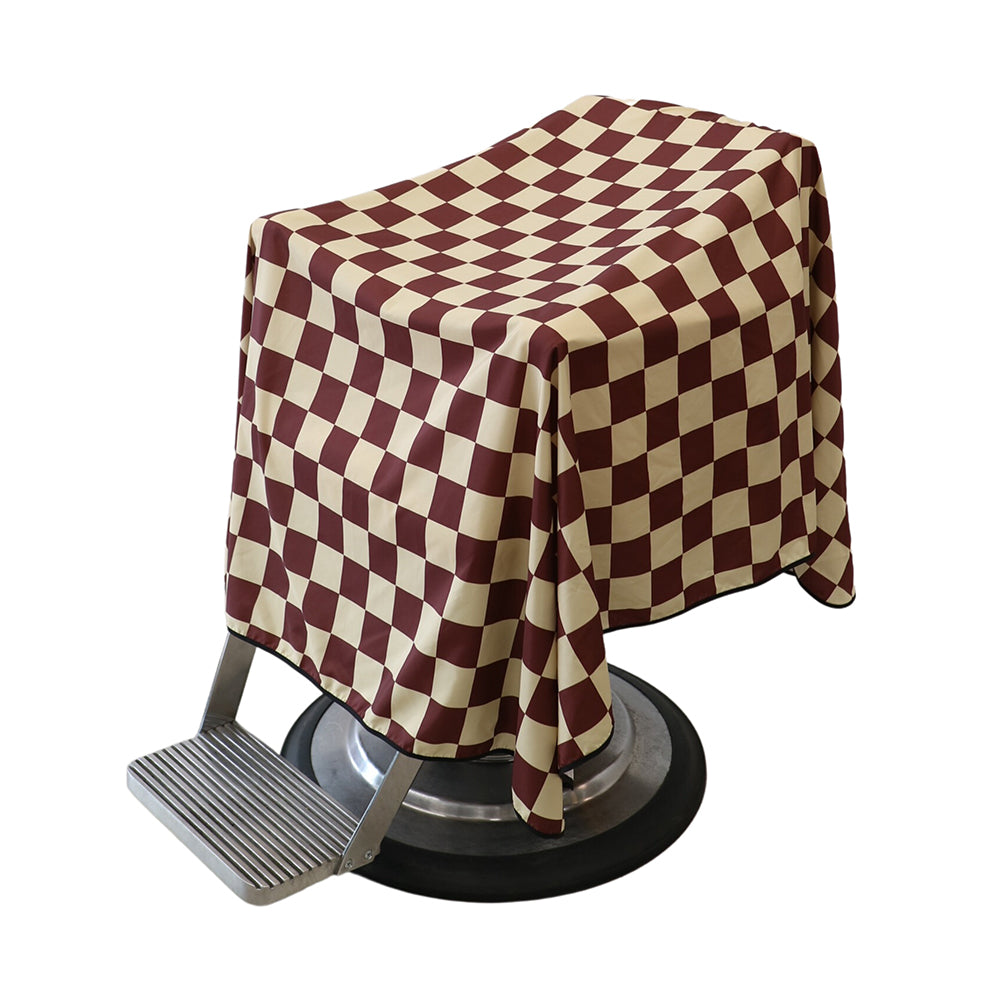 HIGH TOP CAPE - CHECK BURGUNDY