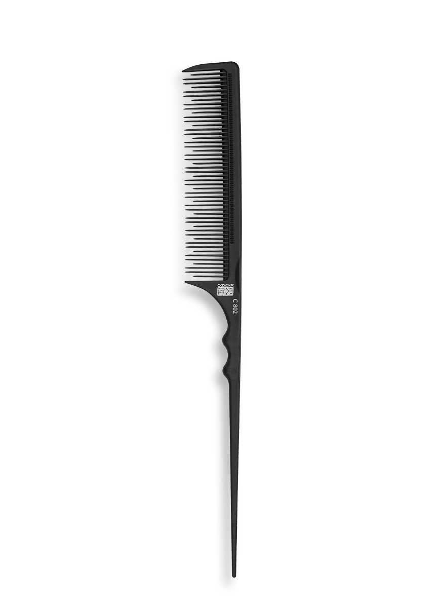 KASHO CARBON SMALL TAIL TEASING COMB 22,0CM