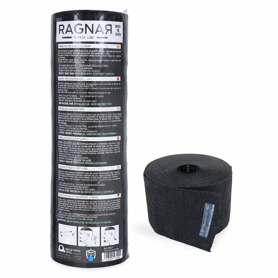 1o1BARBERS NECK PAPER BLACK 5x80