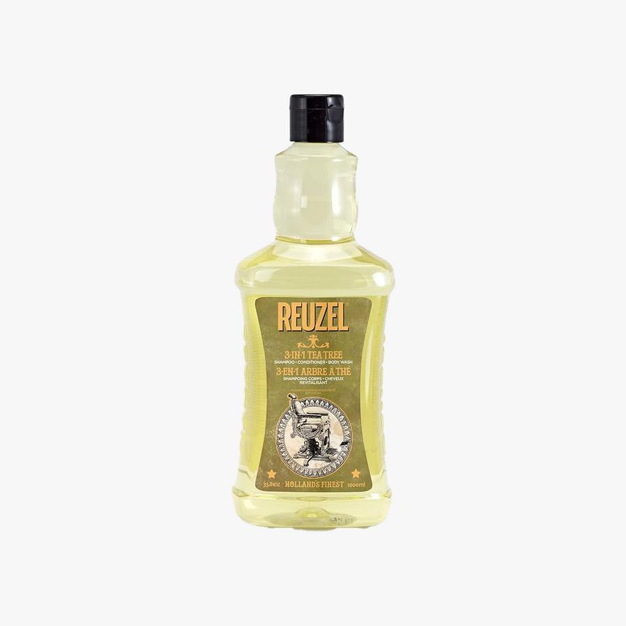 REUZEL 3-IN-1 TEA TREE SHAMPOO 1000ML (33.81oz)