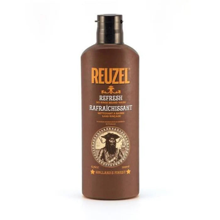 REUZEL REFRESH NO RINSE BEARD WASH 200ML (6.76oz)