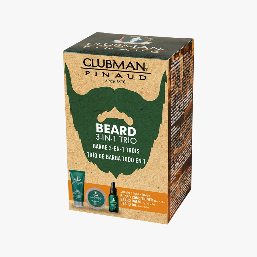 CLUBMAN PINAUD BEARD PACK 3-IN-1 TRIO