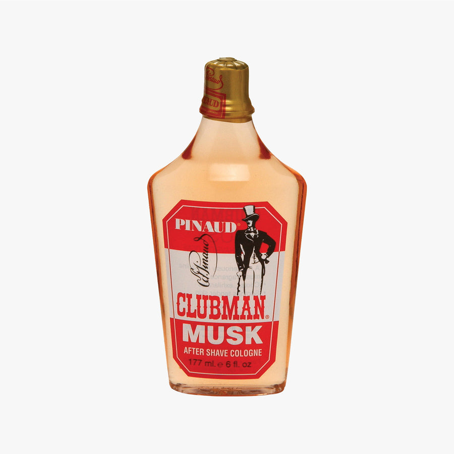 CLUBMAN PINAUD MUSK AFTER SHAVE COLOGNE 177ML (6floz)