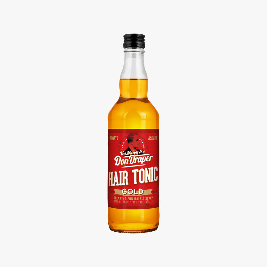 DON DRAPER HAIR TONIC GOLD 500ML (17 fl.oz)