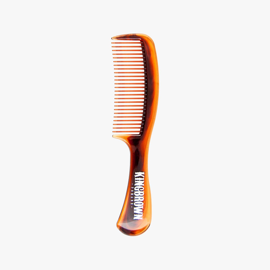 KING BROWN TORT HANDLE COMB