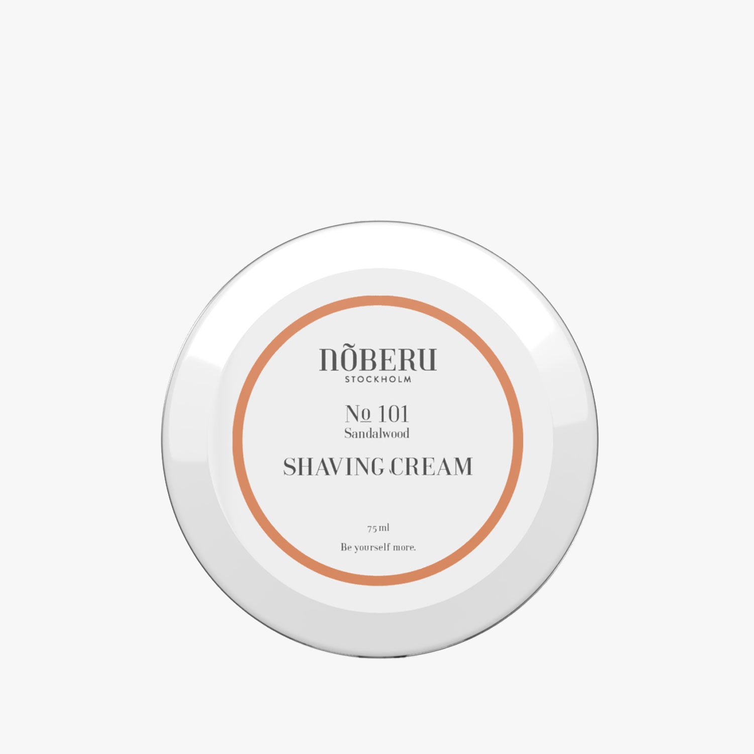 NOBERU SHAVING CREAM - NO. 101 SANDALWOOD 75ML (2.54 fl oz)
