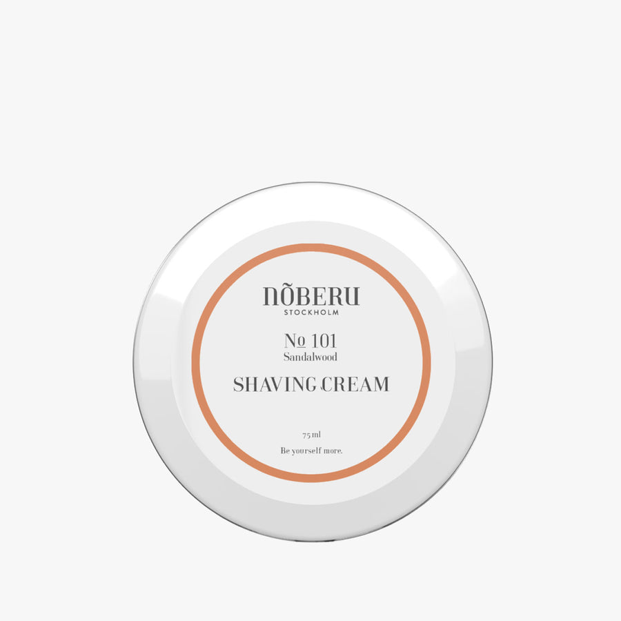 NOBERU SHAVING CREAM - NO. 101 SANDALWOOD 75ML (2.54 fl oz)