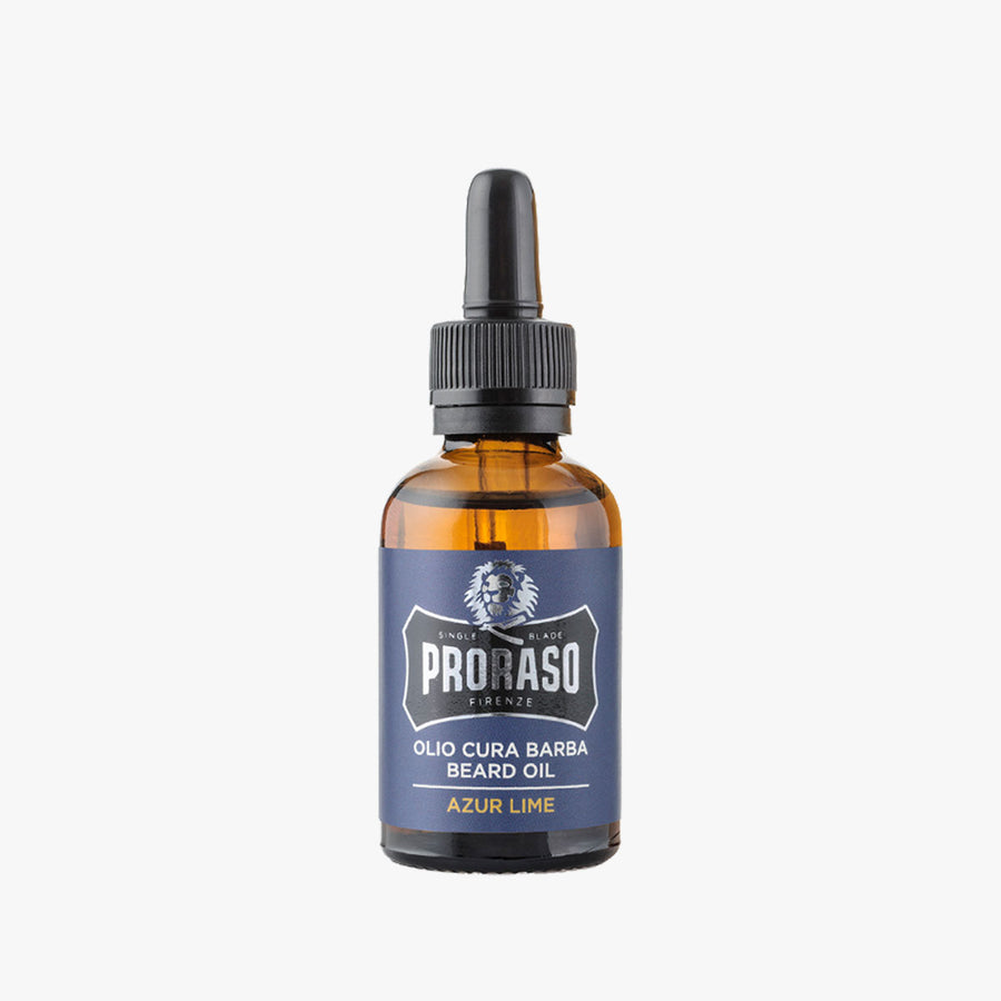 PRORASO BEARD OIL AZUR LIME 30ML (1floz)