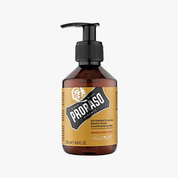 PRORASO BEARD WASH WOOD & SPICE 200ML (6.8floz)