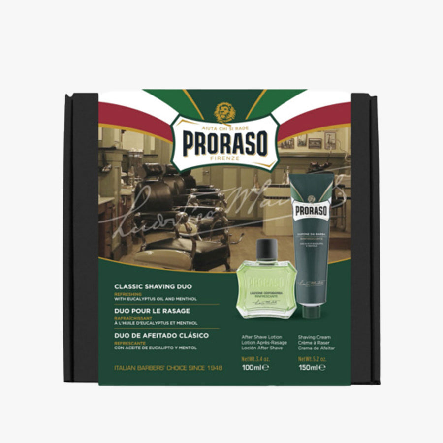 PRORASO CLASSIC SHAVING DUO GREEN REFRESH