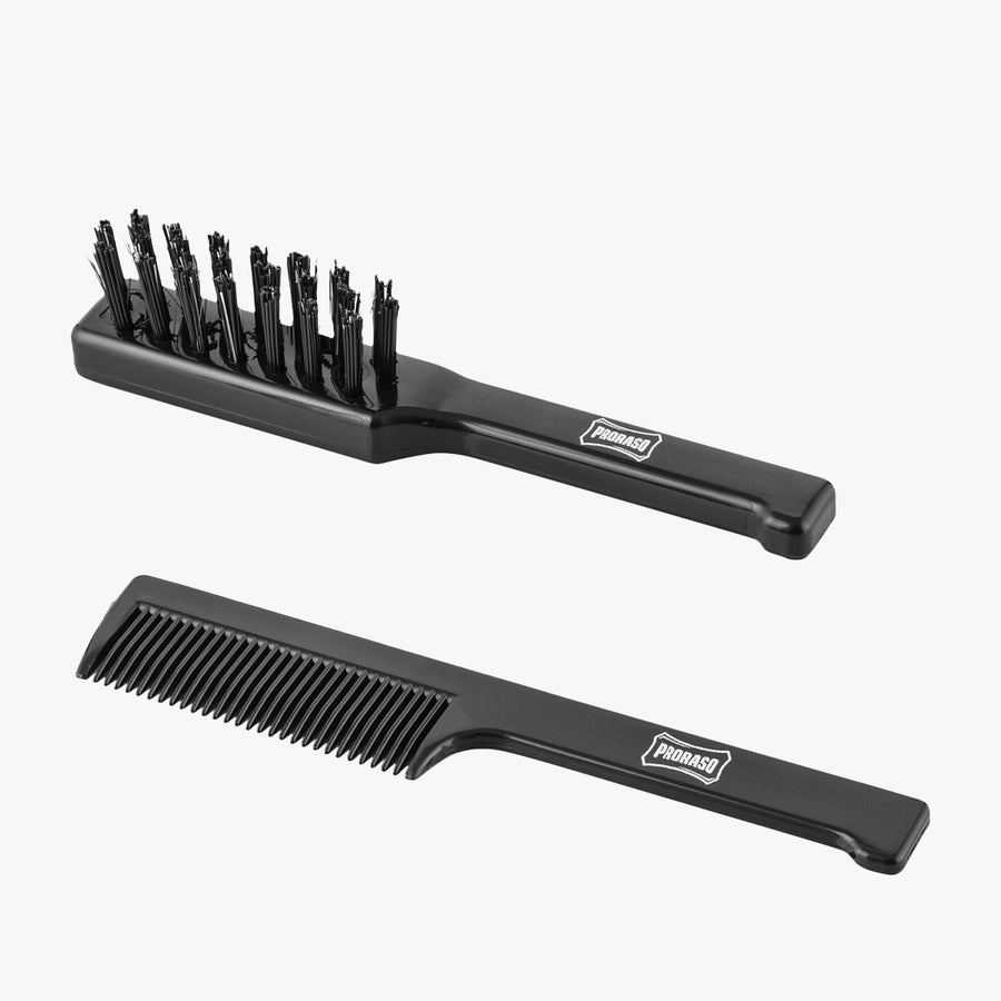 PRORASO OLD STYLE MOUSTACHE BRUSH SET