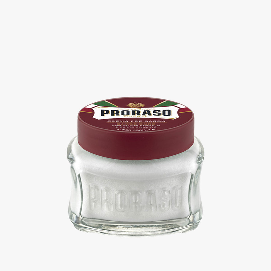 PRORASO PRESHAVE CREAM RED NOURISH 100ML (3.6oz)