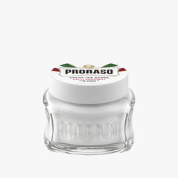 PRORASO PRESHAVE CREAM WHITE SENSITIVE 100ML (3.6oz)