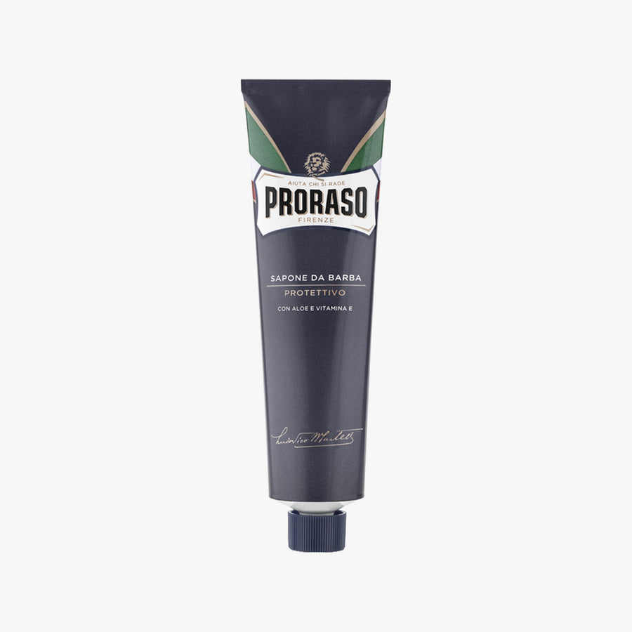 PRORASO SHAVING CREAM BLUE PROTECTIVE TUBE 150ML (5.2oz)
