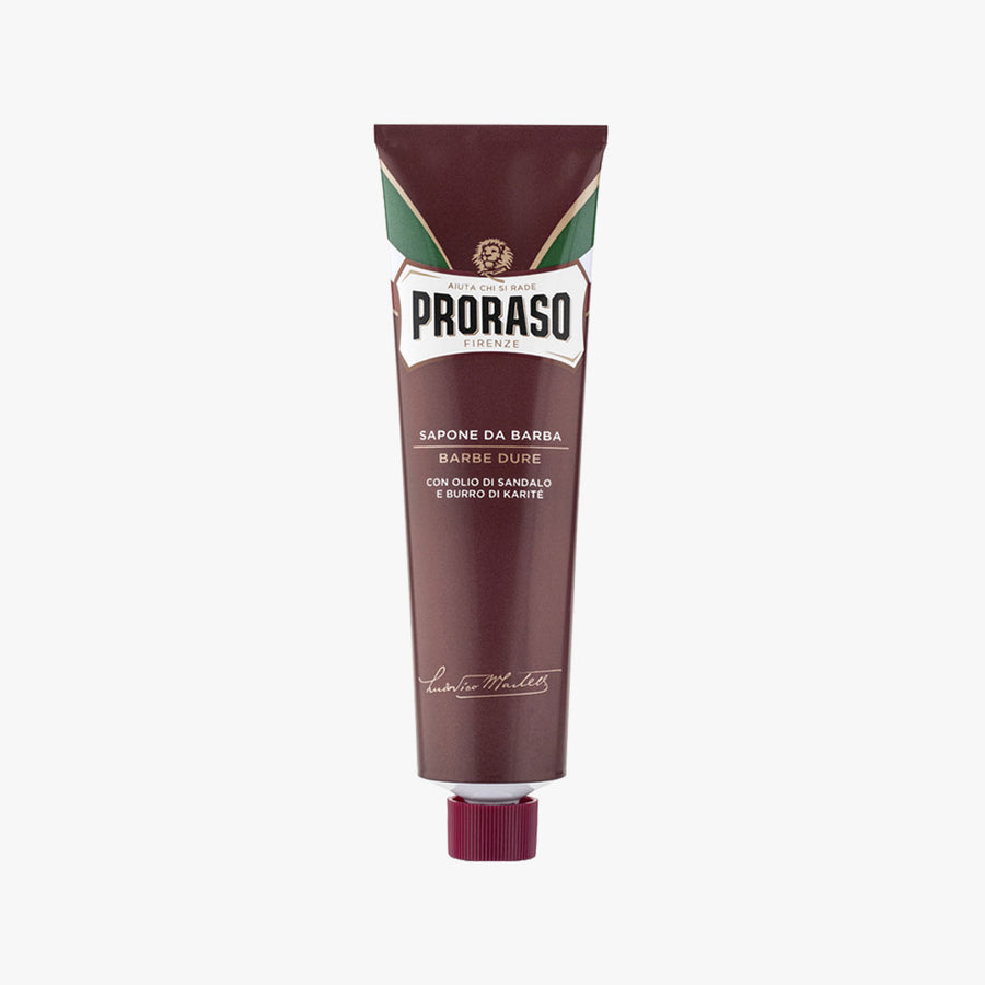 PRORASO SHAVING CREAM RED NOURISH TUBE 150ML (5.2oz)