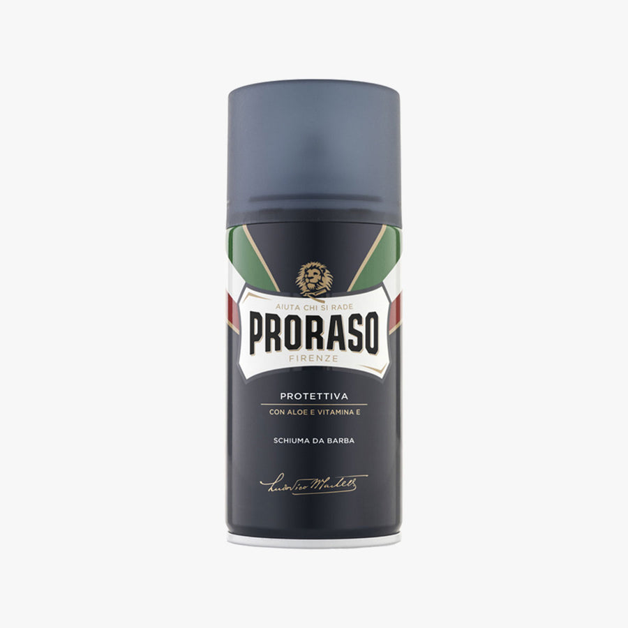 PRORASO SHAVING FOAM BLUE PROTECTIVE 300ML (10.3oz)