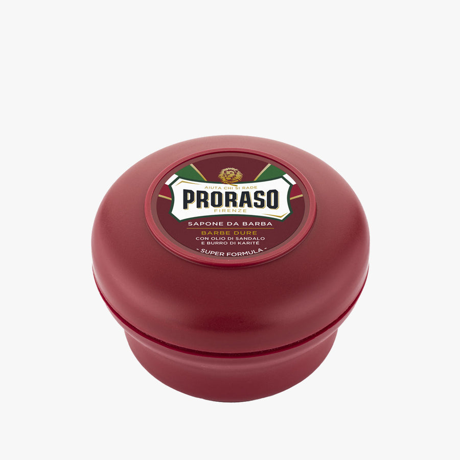 PRORASO SHAVING SOAP RED NOURISH TIEGEL 150ML (5.2oz)