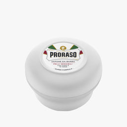 PRORASO SHAVING SOAP WHITE SENSITIVE TIEGEL 150ML (5.2oz)
