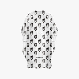 SLICK GORILLA BARBER CAPE WHITE