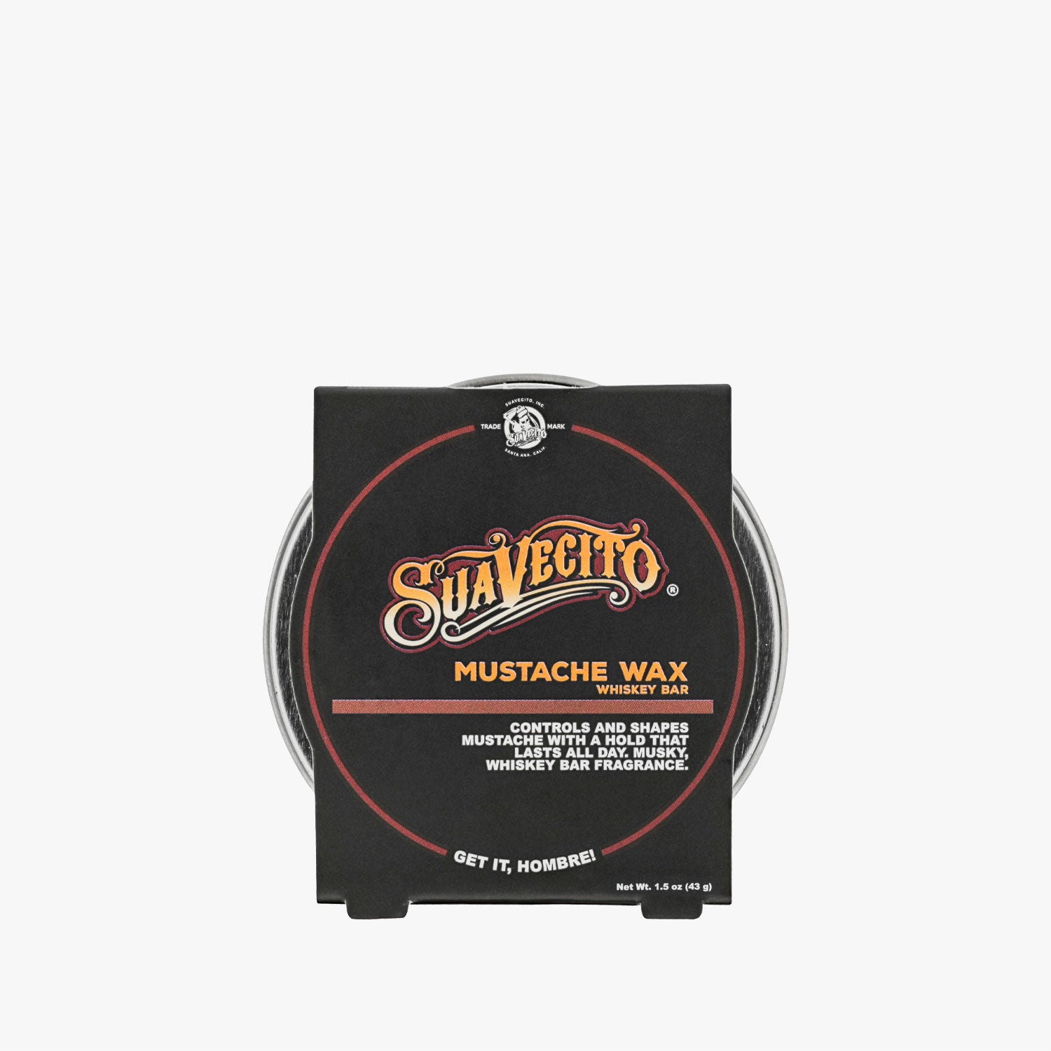 SUAVECITO MUSTACHE WAX - WHISKEY BAR 42G (1.5oz)