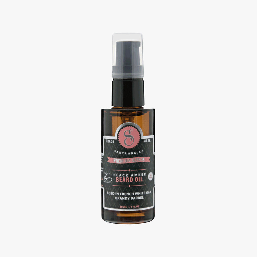 SUAVECITO PREMIUM BLENDS BLACK AMBER BEARD OIL 30ML (1oz)