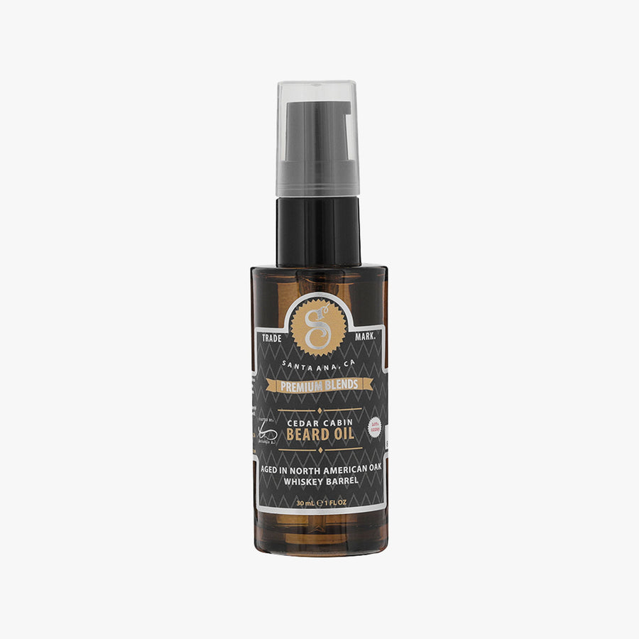 SUAVECITO PREMIUM BLENDS CEDAR CABIN BEARD OIL 30ML (1oz)